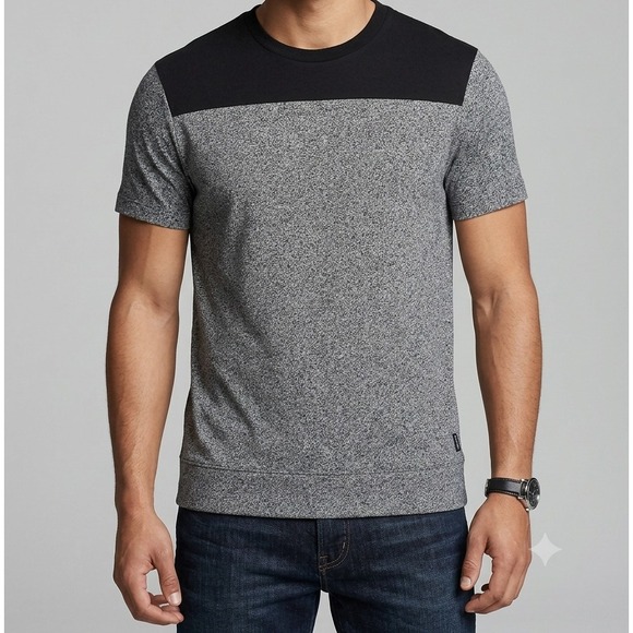 Calvin Klein Other - Calvin Klein Liquid Touch Men's Sm Gray Black T-Shirt Short Sleeve 100% Cotton
